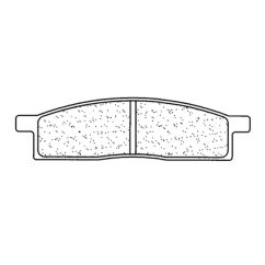 Plaquettes de frein CL BRAKES Off-Road métal fritté - 2424MX10