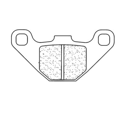 Plaquettes de frein CL BRAKES Off-Road métal fritté - 2469MX10