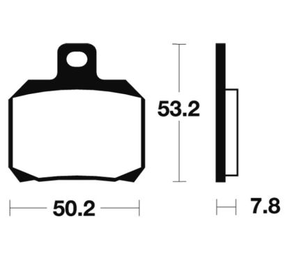 Plaquettes de frein TECNIUM Performance métal fritté - MR230