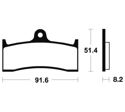 Plaquettes de frein TECNIUM Performance métal fritté - MF176