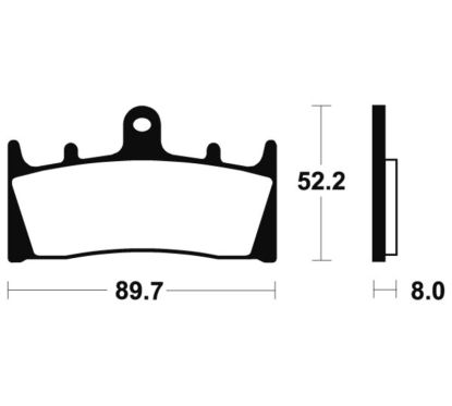 Plaquettes de frein TECNIUM Performance métal fritté - MF186