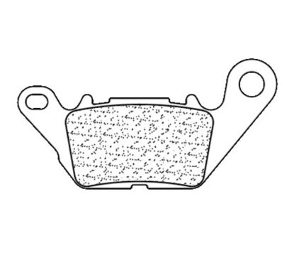 Plaquettes de frein CL BRAKES Maxi Scooter métal fritté - 3117MSC