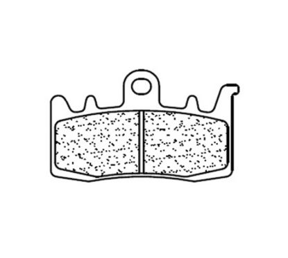 Plaquettes de frein CL BRAKES route métal fritté - 1232RX3