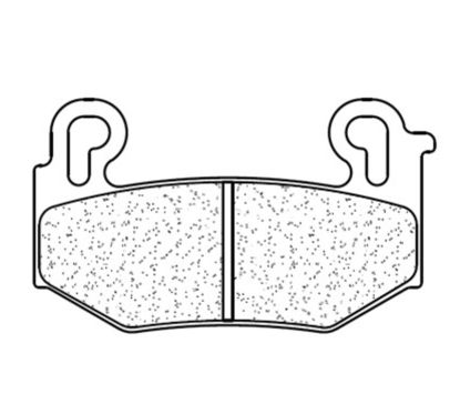 Plaquettes de frein CL BRAKES route métal fritté - 1280A3+