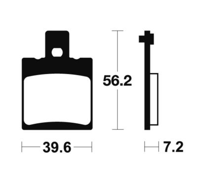 Plaquettes de frein TECNIUM route organique - MA324