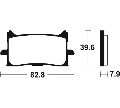 Plaquettes de frein TECNIUM Performance métal fritté - MF440