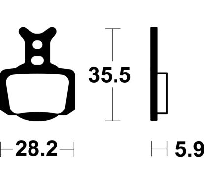 Plaquettes de frein TECNIUM MX/Quad Racing métal fritté - MOR506
