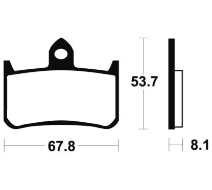 Plaquettes de frein TECNIUM Performance métal fritté - MF122