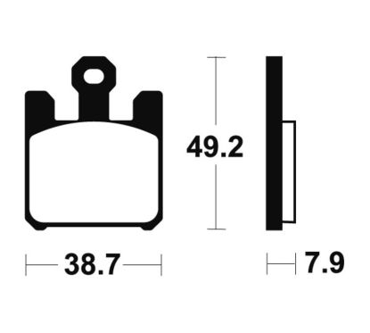 Plaquettes de frein TECNIUM Performance métal fritté - MF288