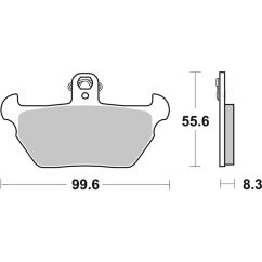 Plaquettes de frein BREMBO route carbone céramique - 07BB2207