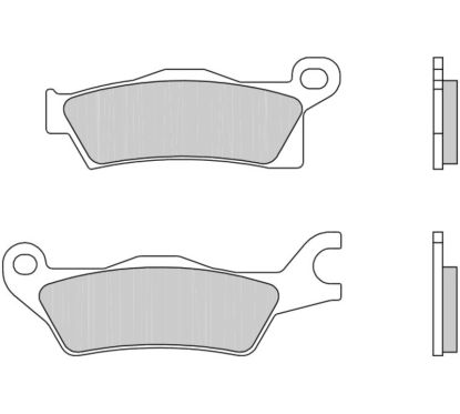 Plaquettes de frein BREMBO Off-Road métal fritté - 07GR27SX