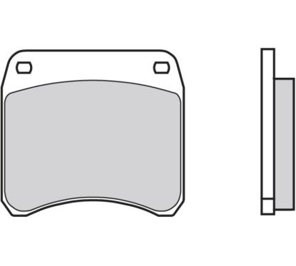 Plaquettes de frein BREMBO route carbone céramique - 07GR6610