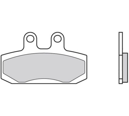Plaquettes de frein BREMBO Scooter carbone céramique - 07007CC