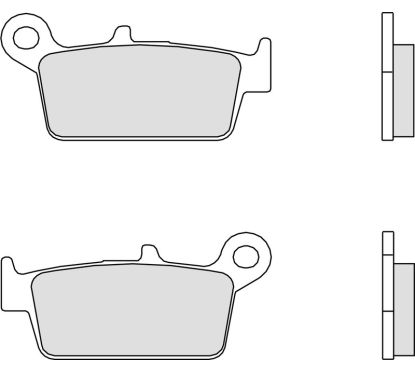 Plaquettes de frein BREMBO Scooter carbone céramique - 07011CC