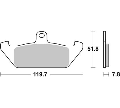 Plaquettes de frein BREMBO route carbone céramique - 07BB0606
