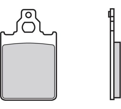 Plaquettes de frein BREMBO Scooter carbone céramique - 07013