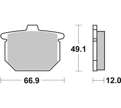 Plaquettes de frein BREMBO route carbone céramique - 07HO1212