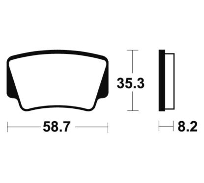 Plaquettes de frein TECNIUM MX/Quad métal fritté - MO367