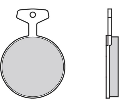 Plaquettes de frein BREMBO route carbone céramique - 07YA0207