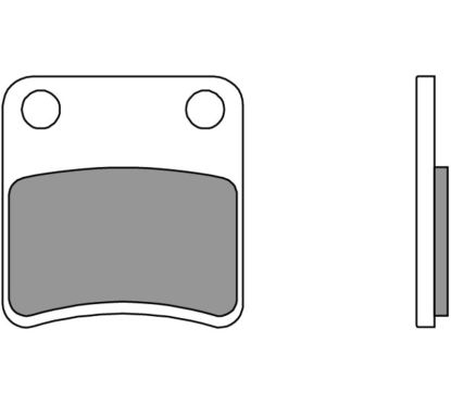 Plaquettes de frein BREMBO Scooter carbone céramique - 07094CC