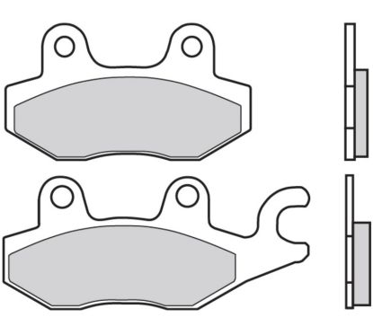 Plaquettes de frein BREMBO Scooter carbone céramique - 07071CC