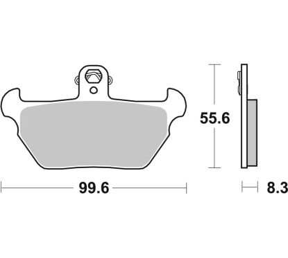 Plaquettes de frein BREMBO route métal fritté - 07BB22SA