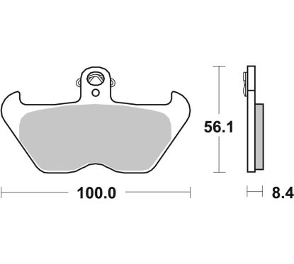 Plaquettes de frein BREMBO route carbone céramique - 07BB2407