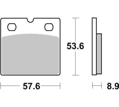Plaquettes de frein BREMBO route carbone céramique - 07BB2107