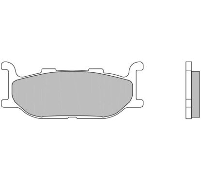 Plaquettes de frein BREMBO route carbone céramique - 07YA2709