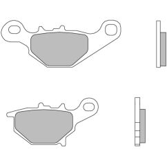 Plaquettes de frein BREMBO Off-Road métal fritté - 07SU31SD