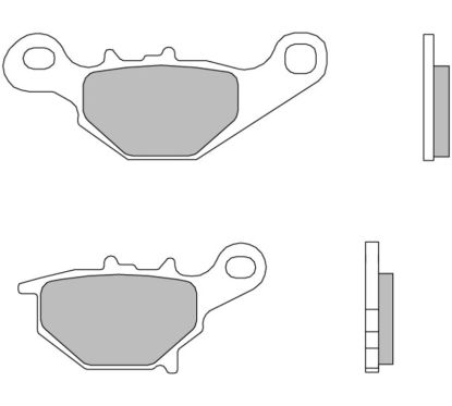 Plaquettes de frein BREMBO Off-Road métal fritté - 07SU31SD