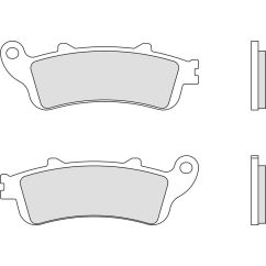 Plaquettes de frein BREMBO Scooter carbone céramique - 07072CC