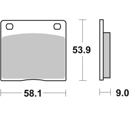 Plaquettes de frein BREMBO route carbone céramique - 07KS0207