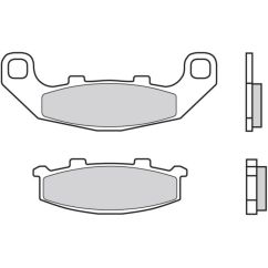 Plaquettes de frein BREMBO route carbone céramique - 07KA1117