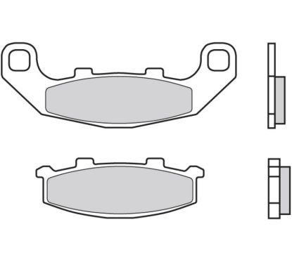 Plaquettes de frein BREMBO route carbone céramique - 07KA1117