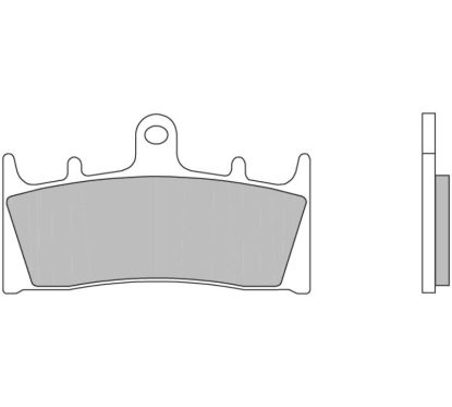 Plaquettes de frein BREMBO route carbone céramique - 07SU1907