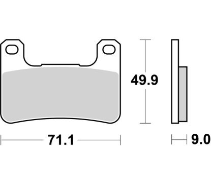 Plaquettes de frein BREMBO carbone céramique - 07SU27RC