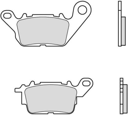Plaquettes de frein BREMBO Scooter carbone céramique - 07113CC