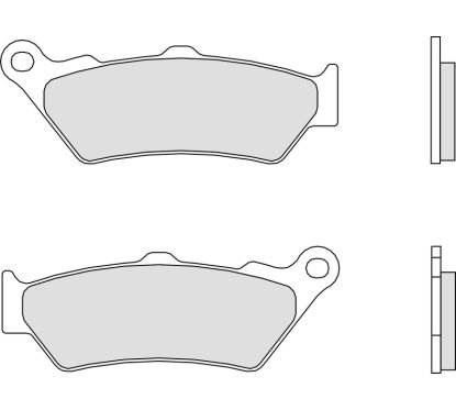 Plaquettes de frein BREMBO route carbone céramique - 07BB0306