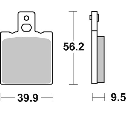 Plaquettes de frein BREMBO route carbone céramique - 07HO33CC