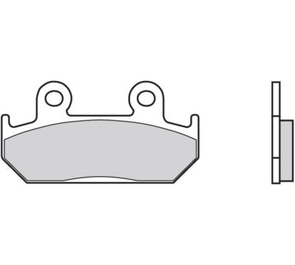 Plaquettes de frein BREMBO route carbone céramique - 07HO2107
