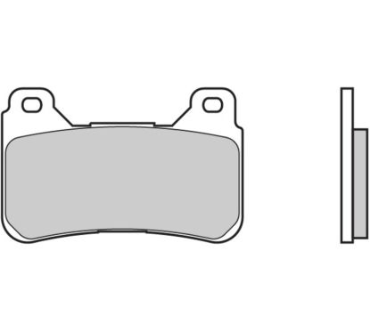 Plaquettes de frein BREMBO route métal fritté - 07HO50LA