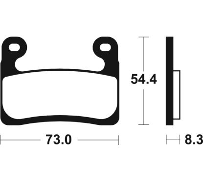 Plaquettes de frein TECNIUM Performance métal fritté - MF460