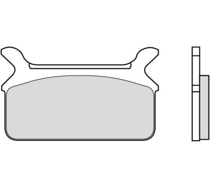 Plaquettes de frein BREMBO route carbone céramique - 07HD0910