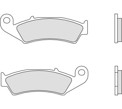 Plaquettes de frein BREMBO route carbone céramique - 07HO2506