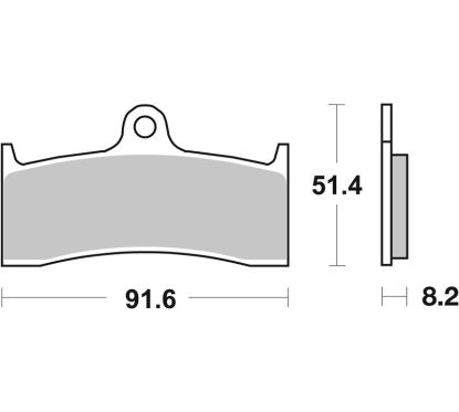Plaquettes de frein BREMBO route métal fritté - 07KA20SA