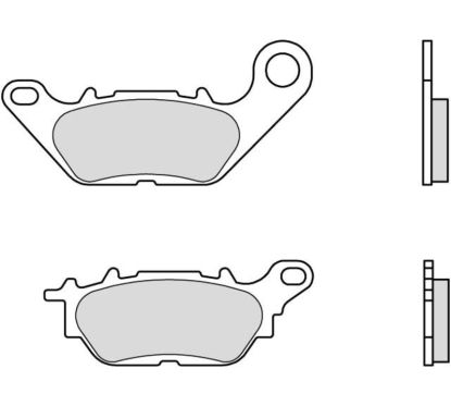 Plaquettes de frein BREMBO Scooter carbone céramique - 07114CC