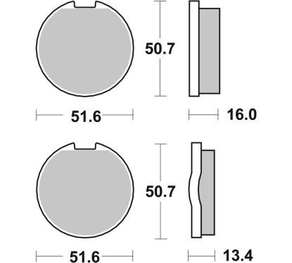 Plaquettes de frein BREMBO route carbone céramique - 07KA0328