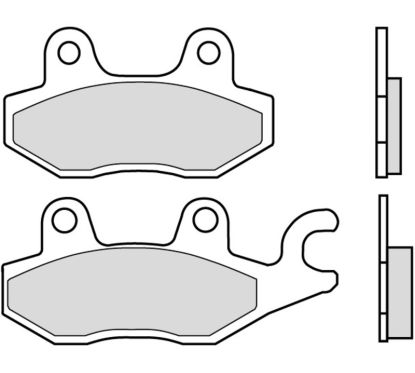 Plaquettes de frein BREMBO route carbone céramique - 07YA2008