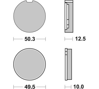 Plaquettes de frein BREMBO route carbone céramique - 07KS0124
